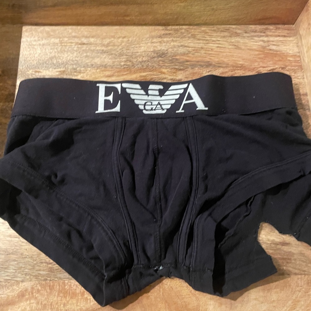 Men’s brief, old pair with holes and torn from use